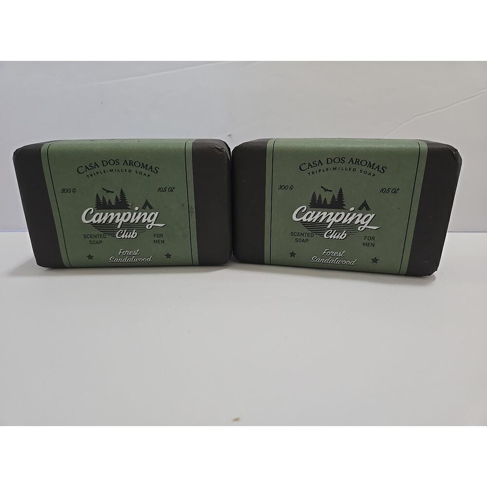 Casa Dos Aromas Forest SandalWood Triple Milled Soap Scented Camping Club Men